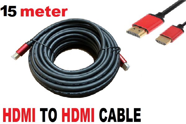 Premium HDMI Cable 2.0v  Gold High Speed HDTV UltraHD HD 1080p 3D 15M
